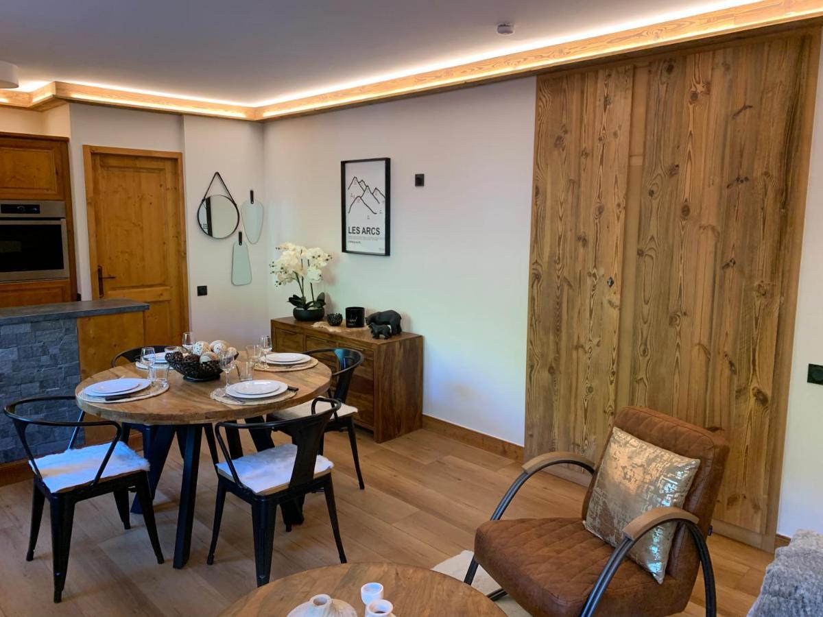 Appartement Luxe Prince Des Cimes Arc 1950 Piscine Interieure Et Exterieure Les Arcs  ภายนอก รูปภาพ